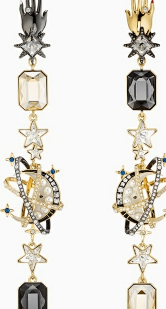 Swarovski Chromancy Clip Earrings
